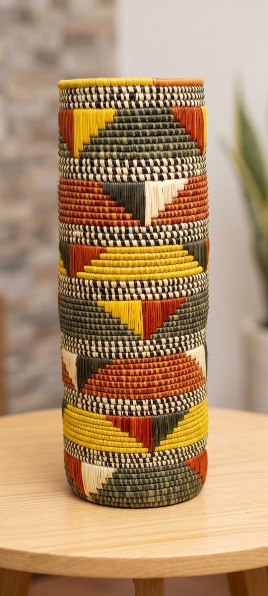 Handwoven African Umbrella Holder