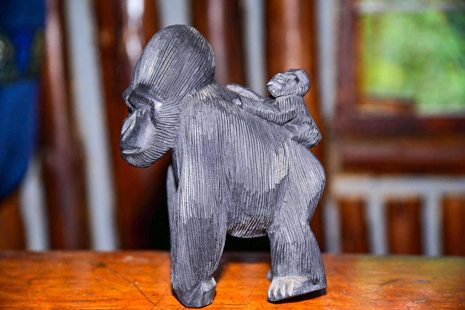 Bwindi Silverback Handcrafted Sculpture