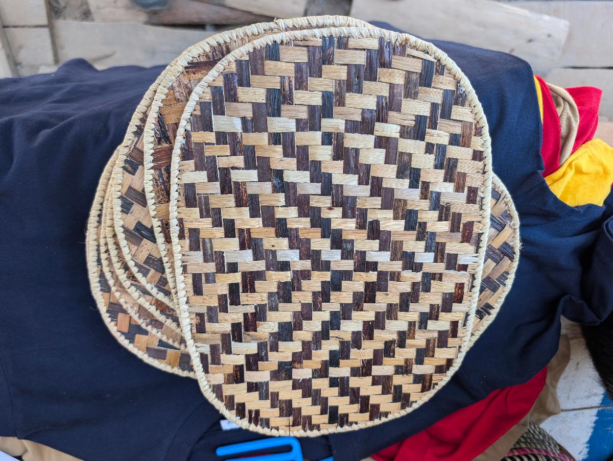 Handwoven Bwindi Natural Banana Fiber Table Mat