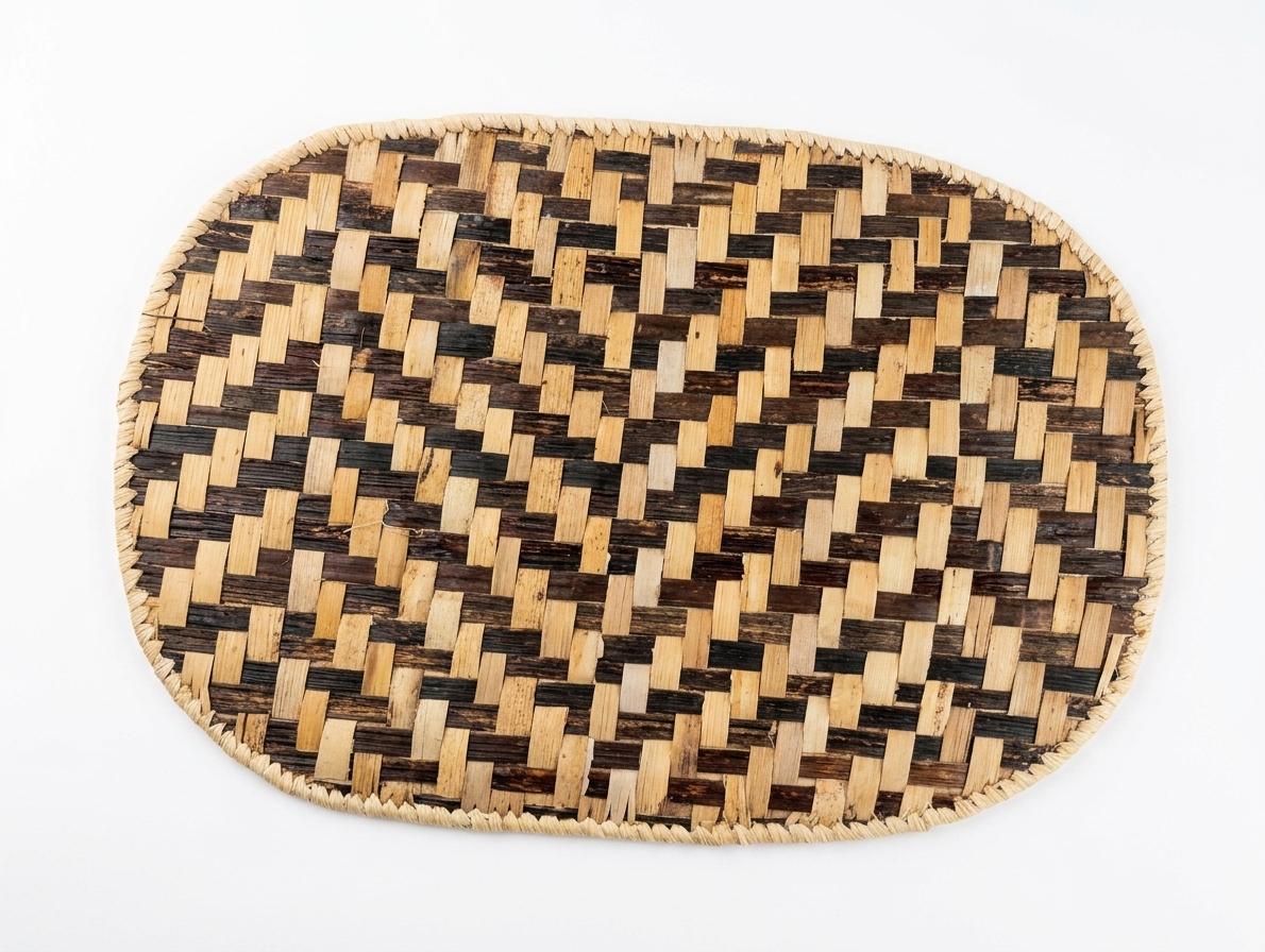 Handwoven Bwindi Natural Banana Fiber Table Mat