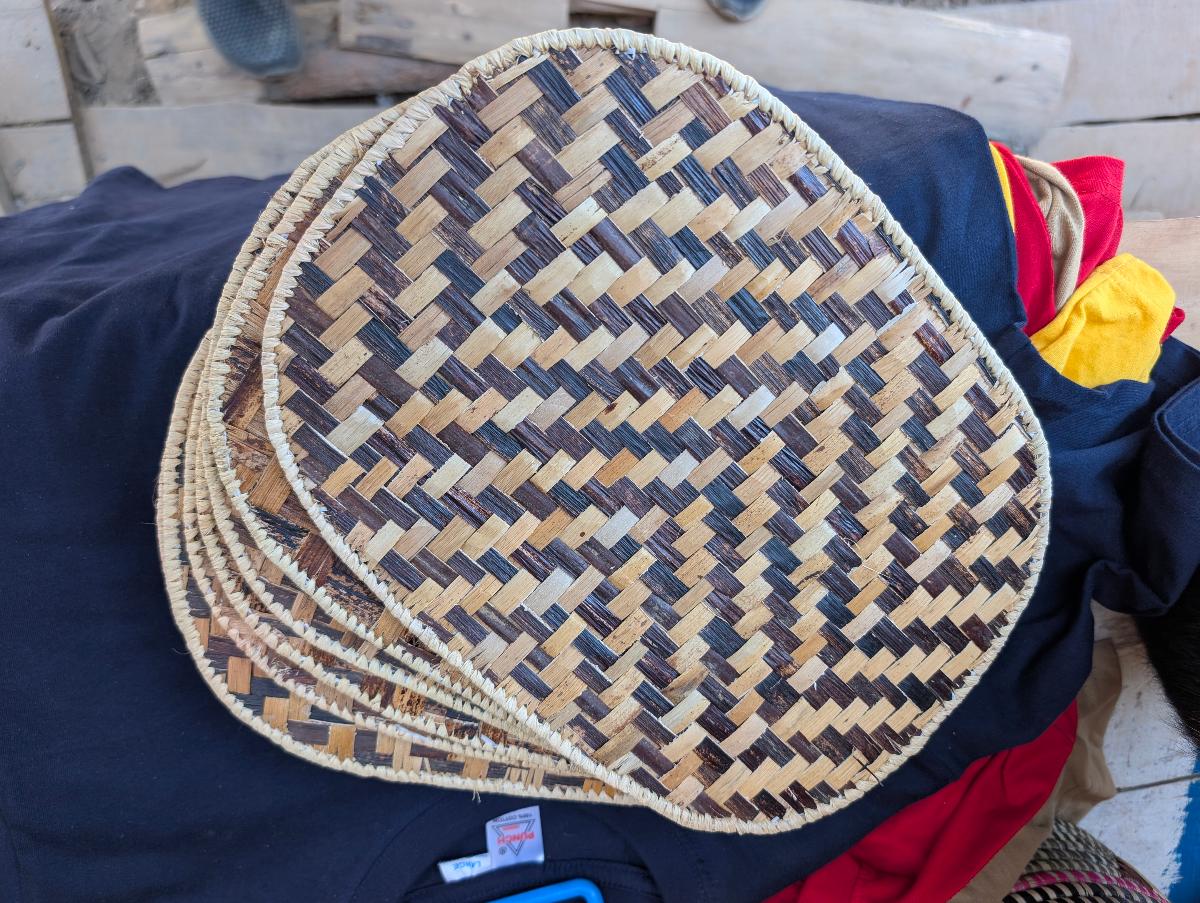 Handwoven Bwindi Natural Banana Fiber Table Mat