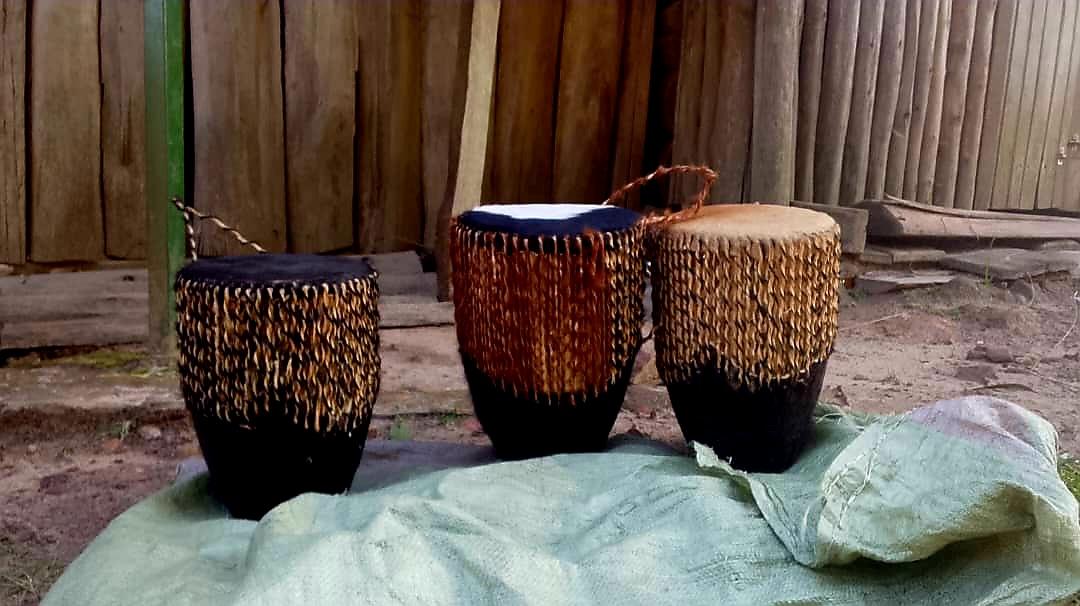 Traditional Handcrafted African Drum