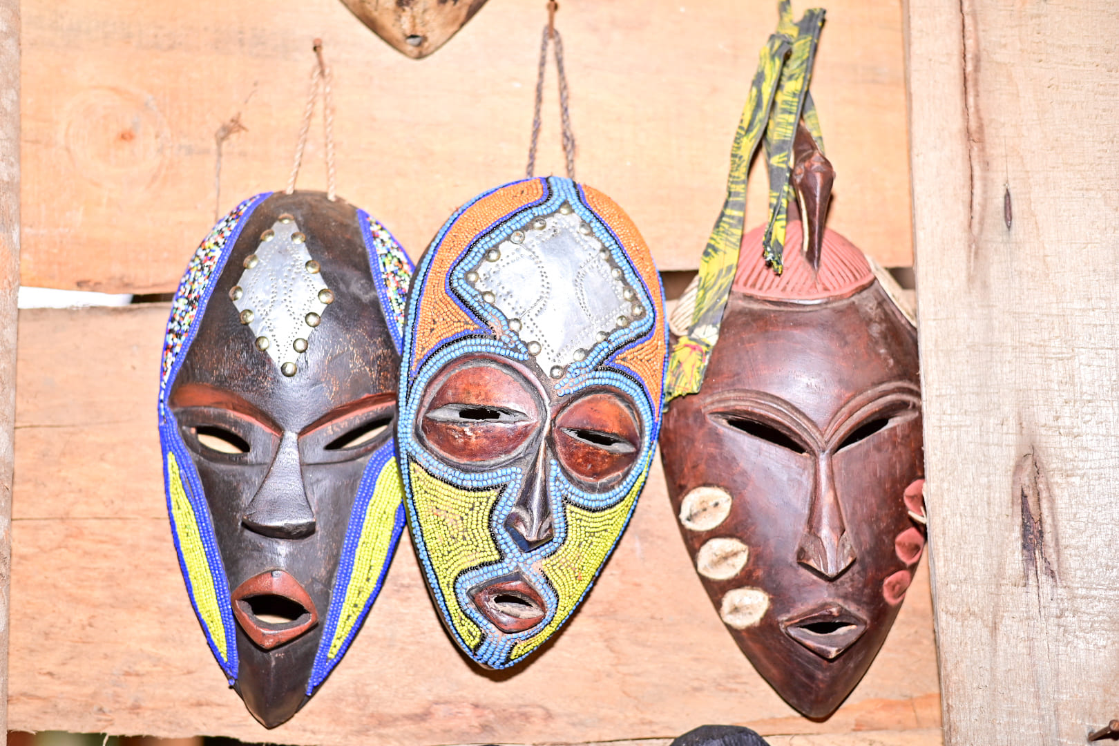 Hand-Carved Wooden Masks
