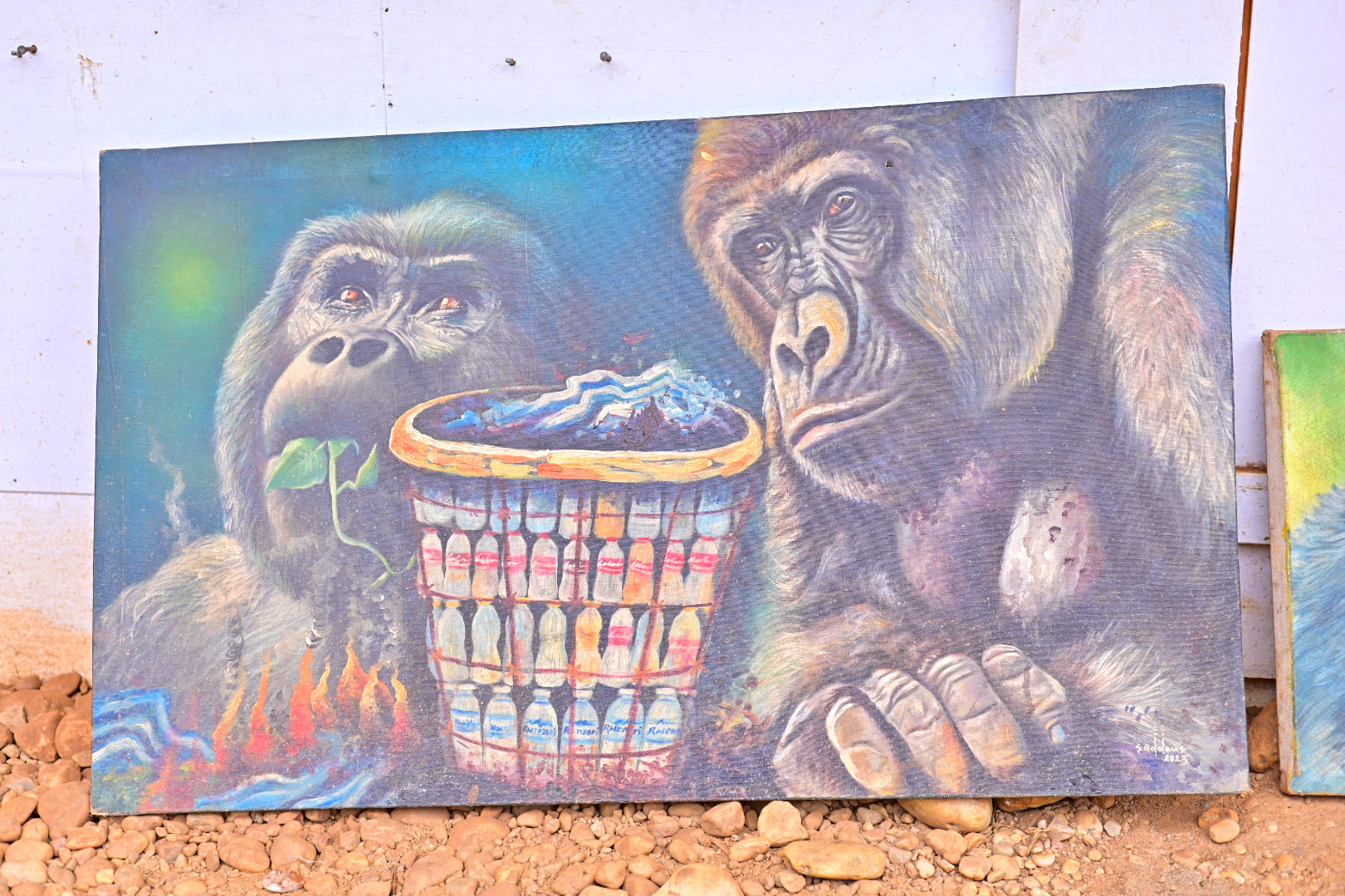 Gorilla Painting