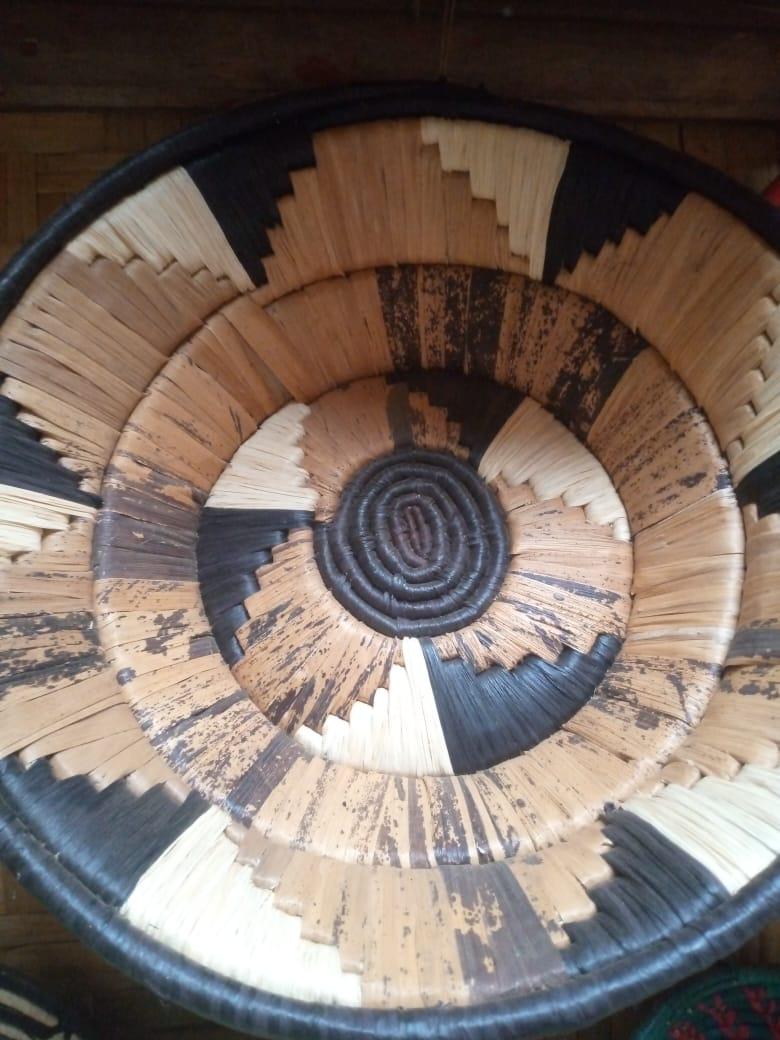 Batwa Hand-Woven Coiled Basket