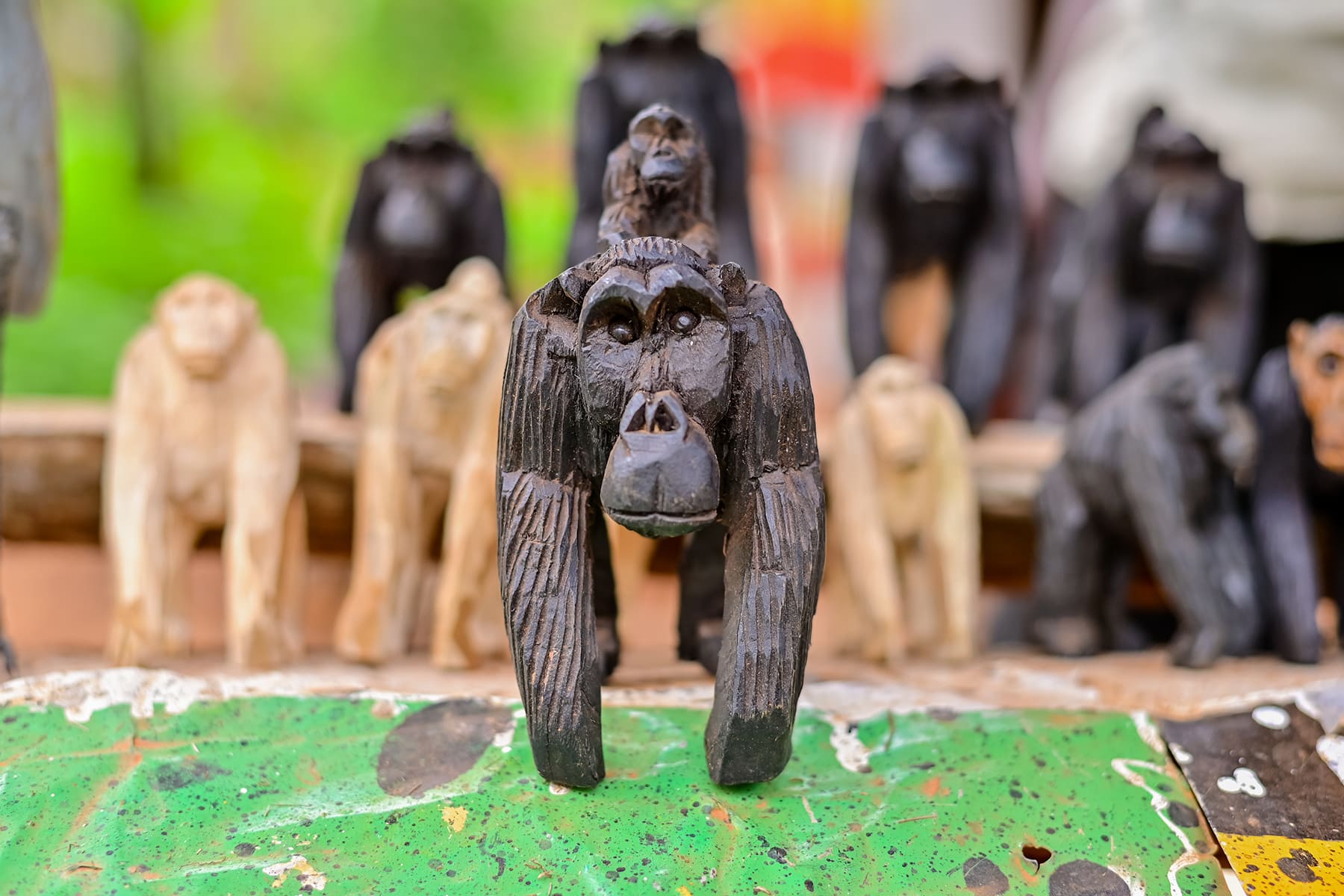 Kibale Forest Handmade Chimpanzee Carving