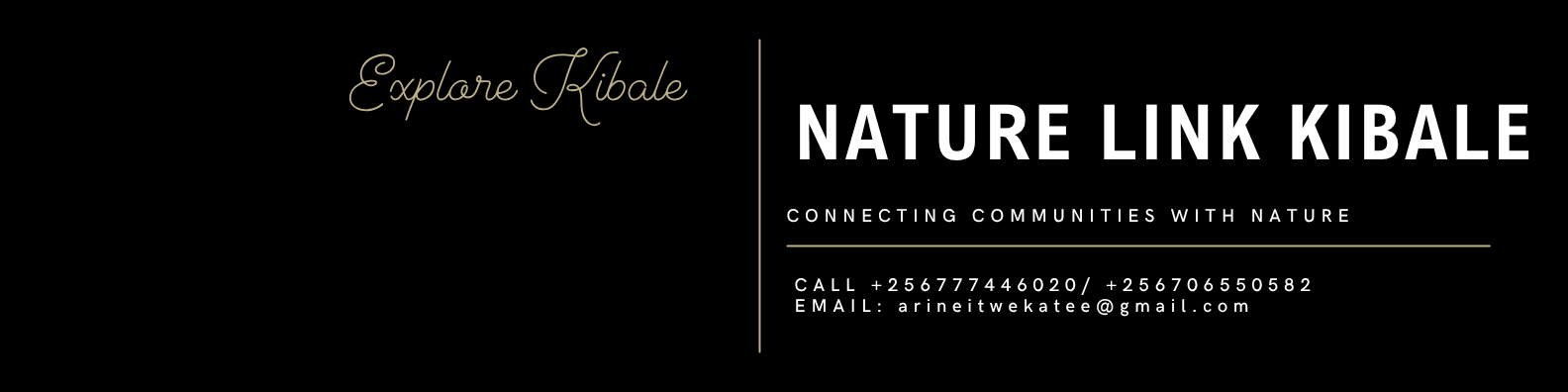 Nature link kibale Banner